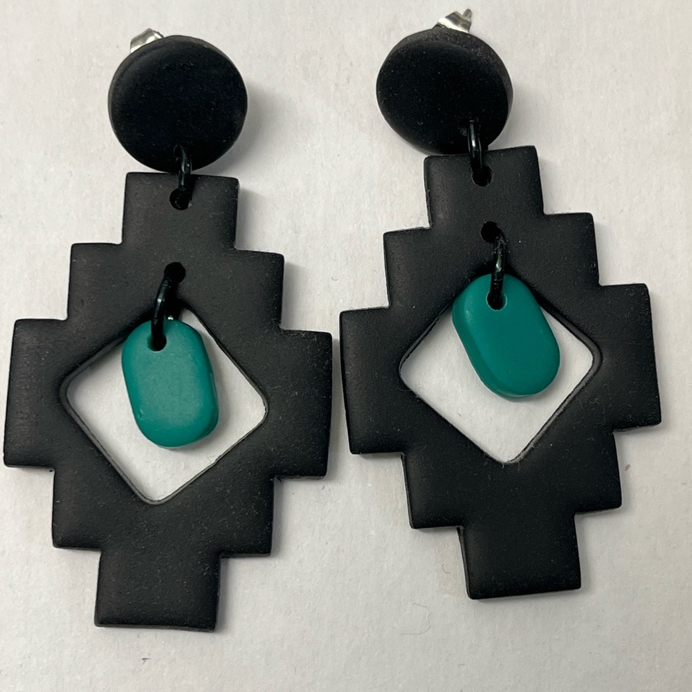 Polymer clay earrings